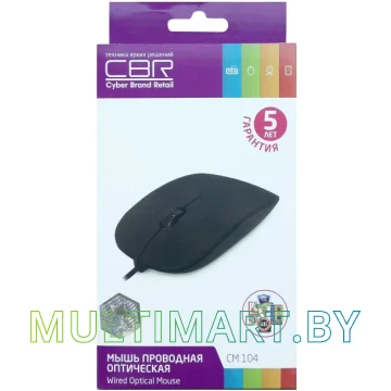 Мышь CBR CM 104 (черный) картинка 4